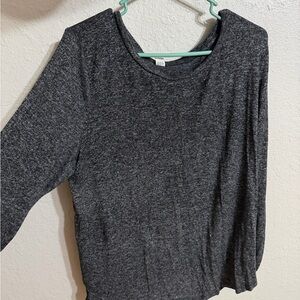 Old Navy Charcoal Long Sleeve Top